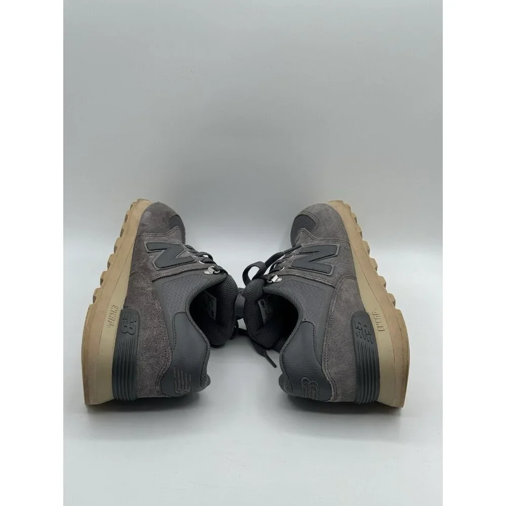 New Balance 574 ML574PKQ Men's Grey Beige Suede Size 9.5 - Picture 5 of 10